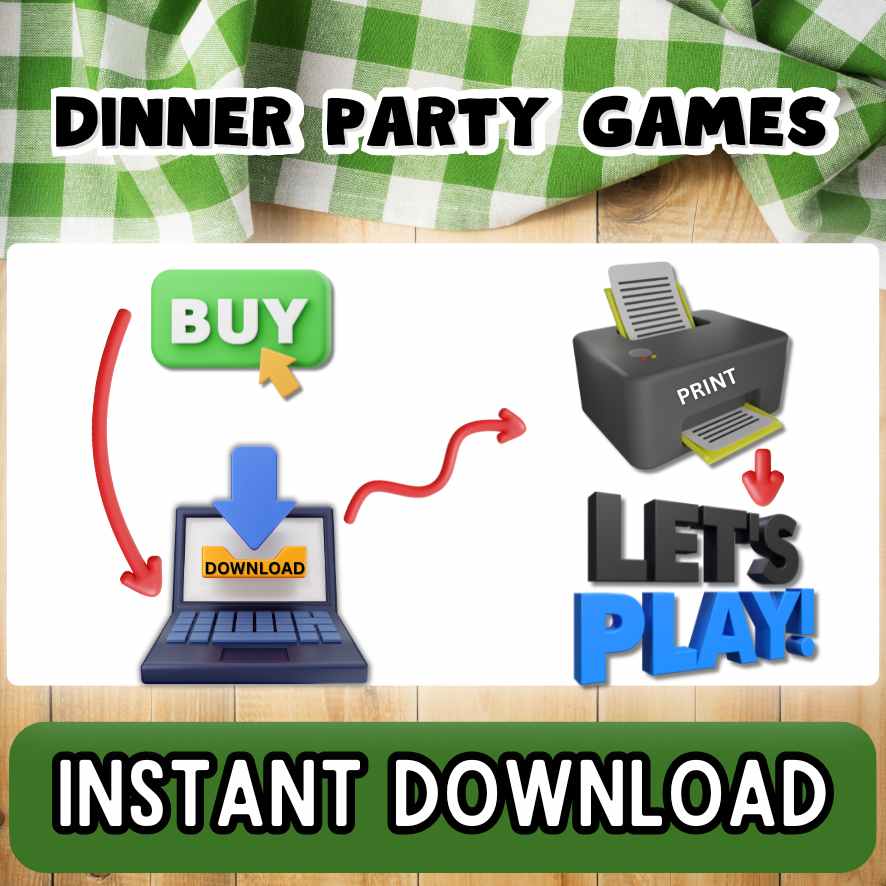 instant download dinner party games