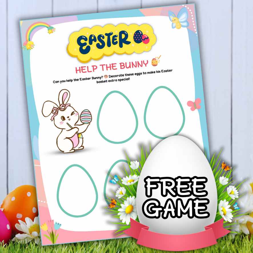 FREE PRINTABLE EASTER BUNNY GAME – The Game Room