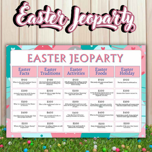 printable easter jeopardy game