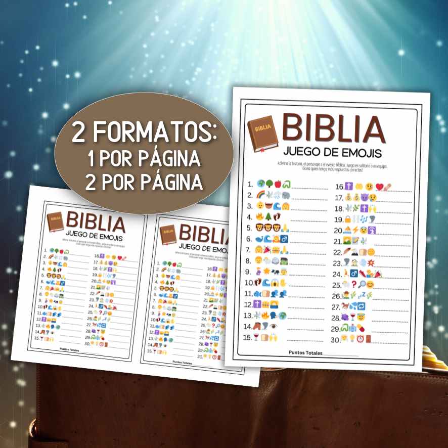emoji bible game spanish



