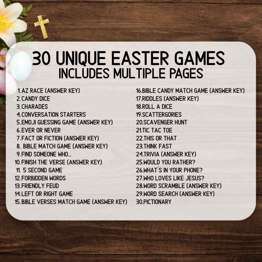 easter church activities