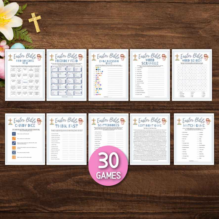 sunday school easter games

