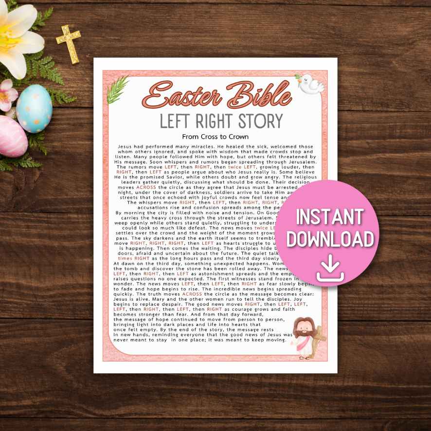 easter pass the gift game