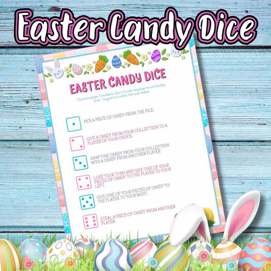 easter candy dice game