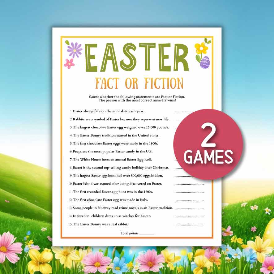 easter fact or fiction game