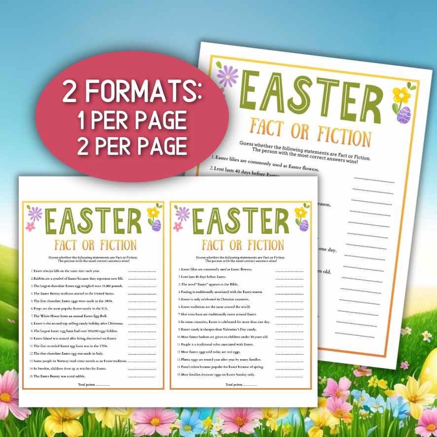 easter trivia quiz

