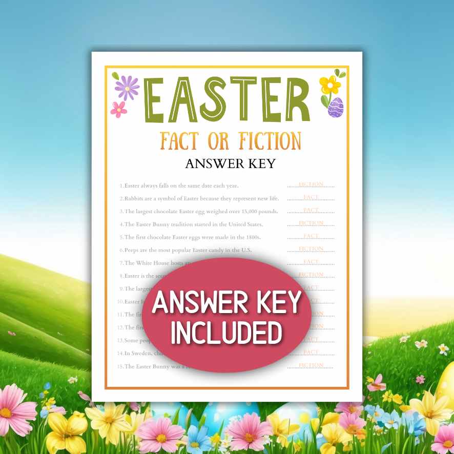 easter quiz and answers

