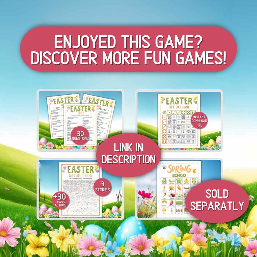 easter games ideas

