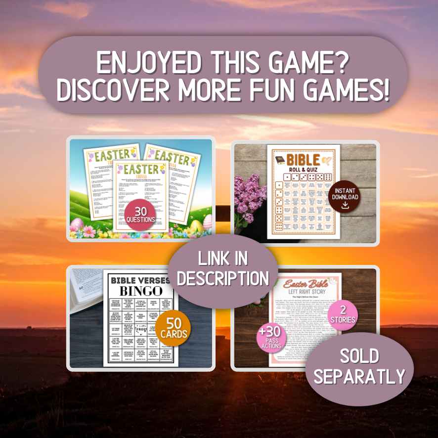 easter church games

