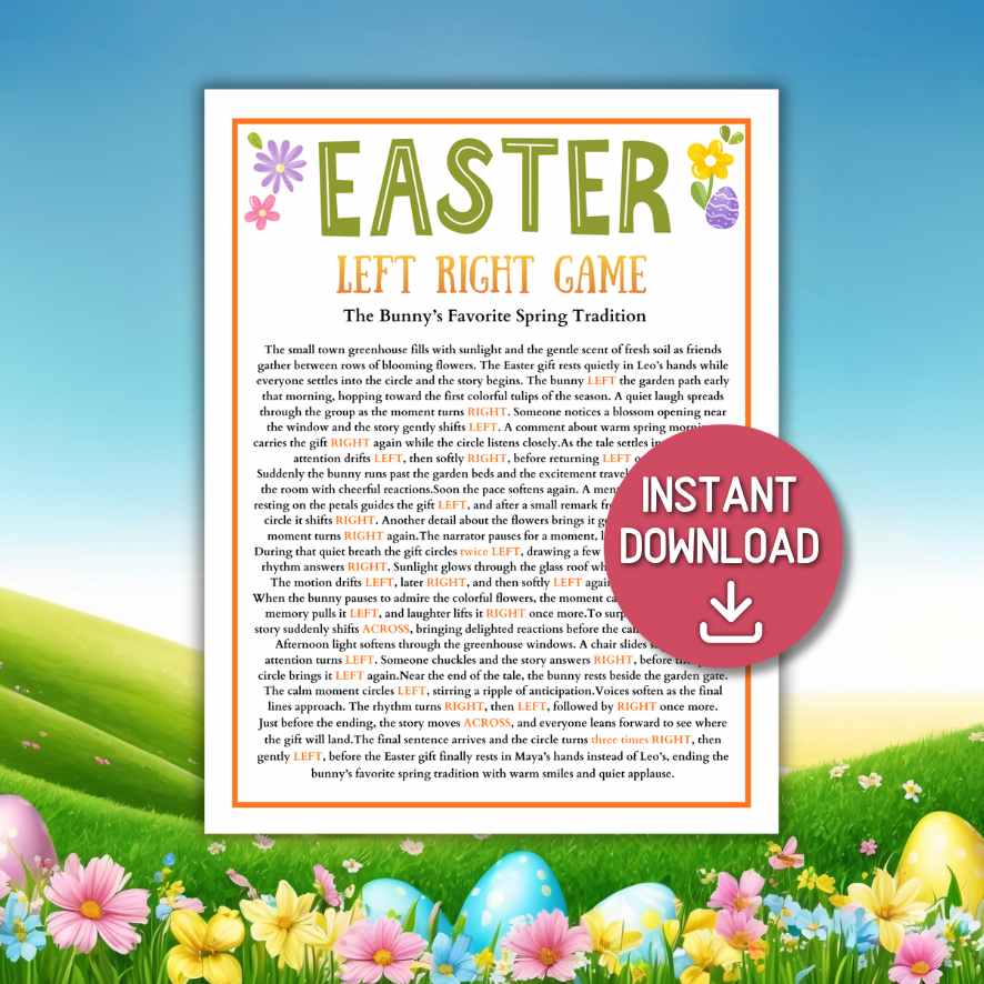 spring pass the gift exchange game

