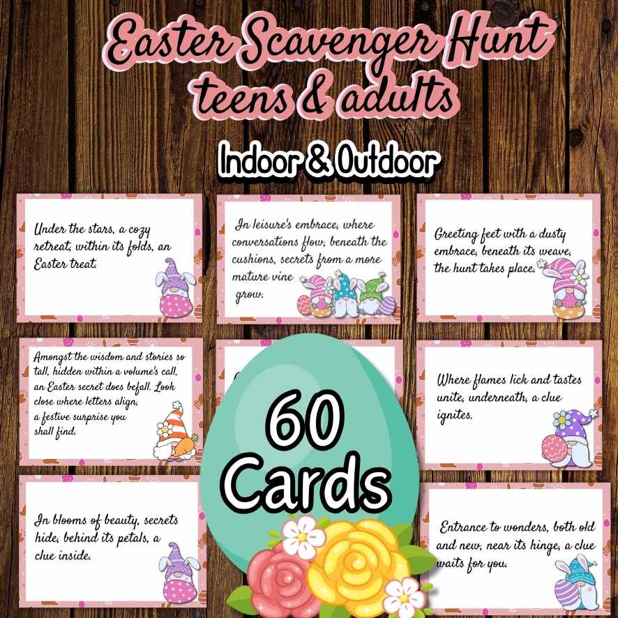 Easter Riddles 15 Easter Scavenger Hunt Riddles For Teenagers