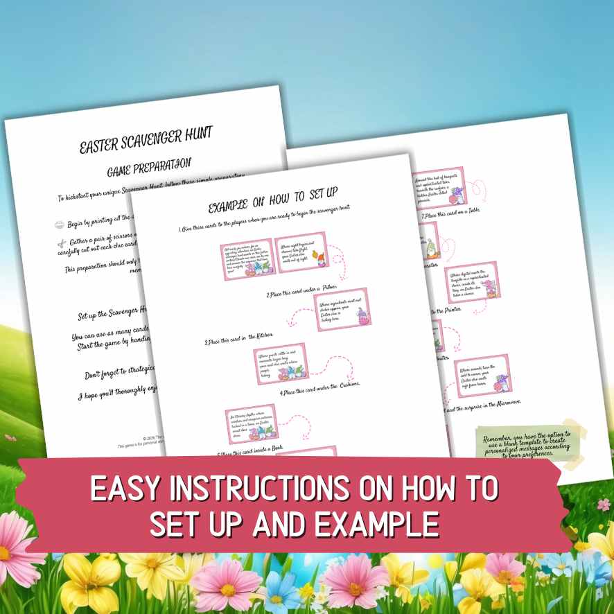 spring treasure hunt game