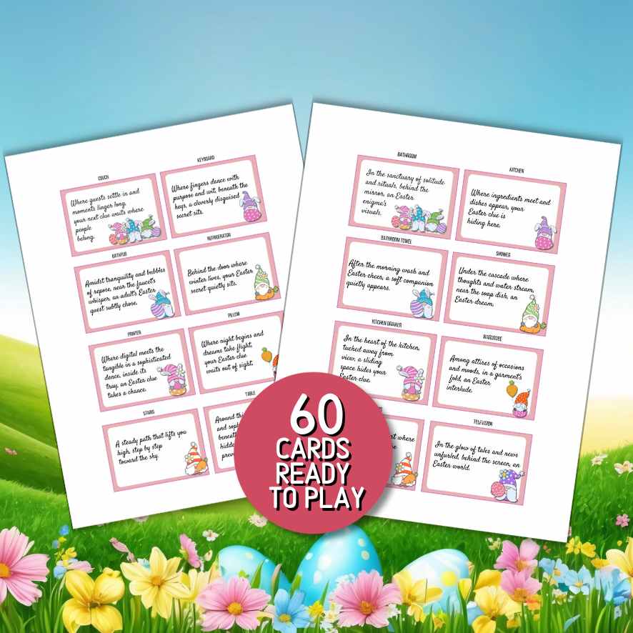 easter scavenger hunt printable

