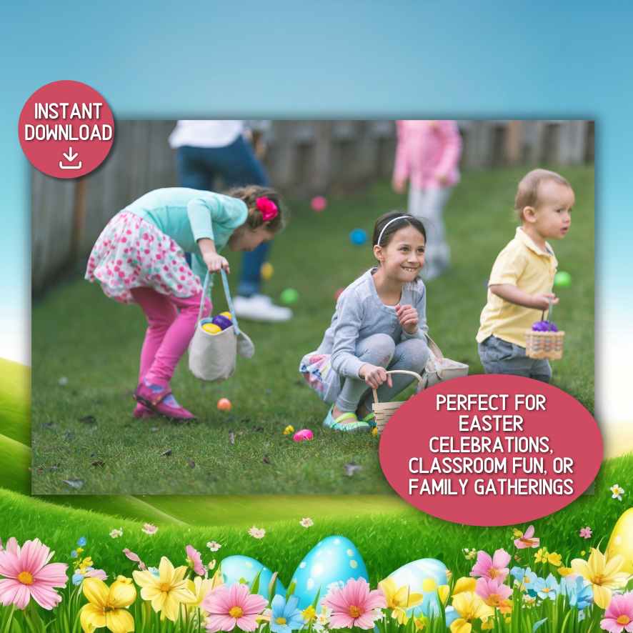 outdoor easter scavenger hunt printable

