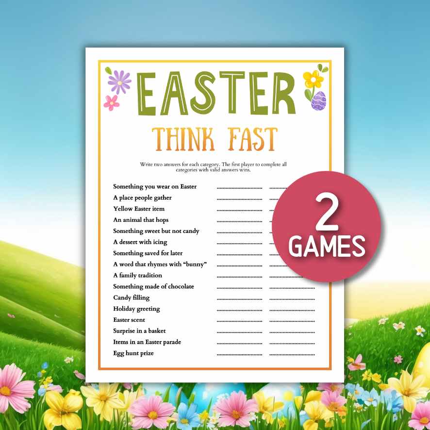 spring party activity