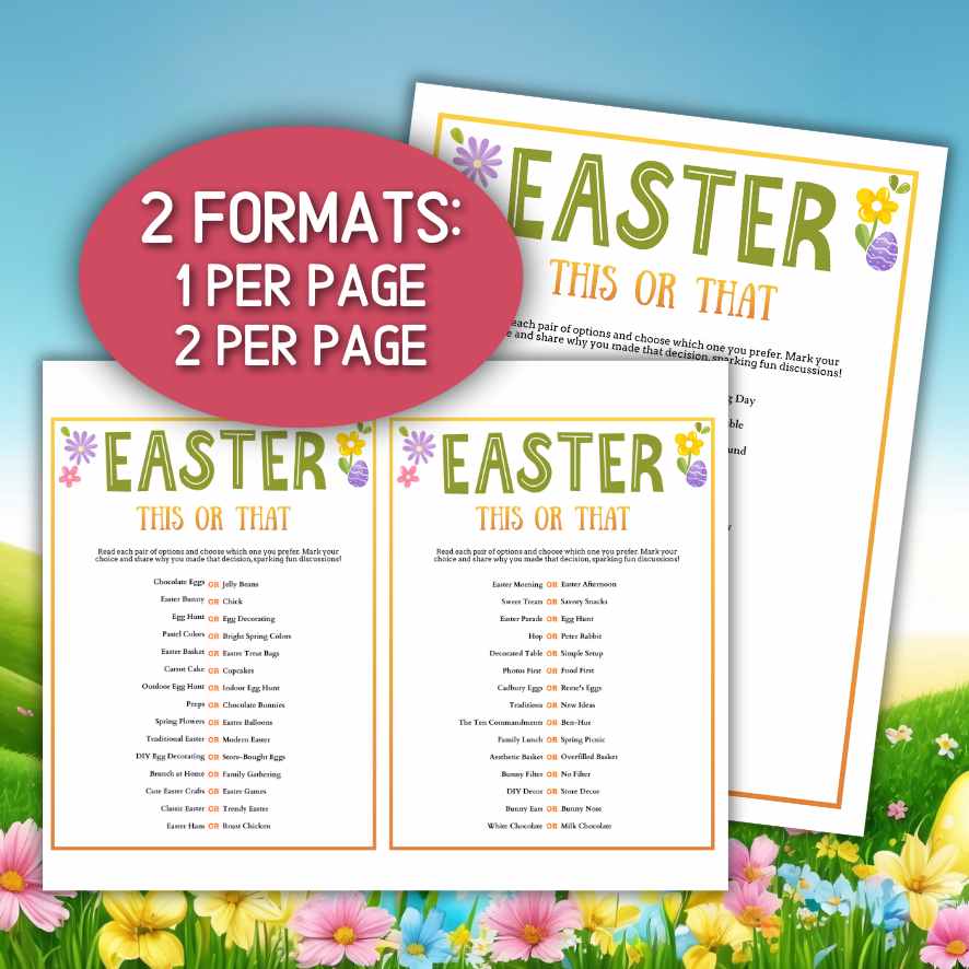 easter activity sheets