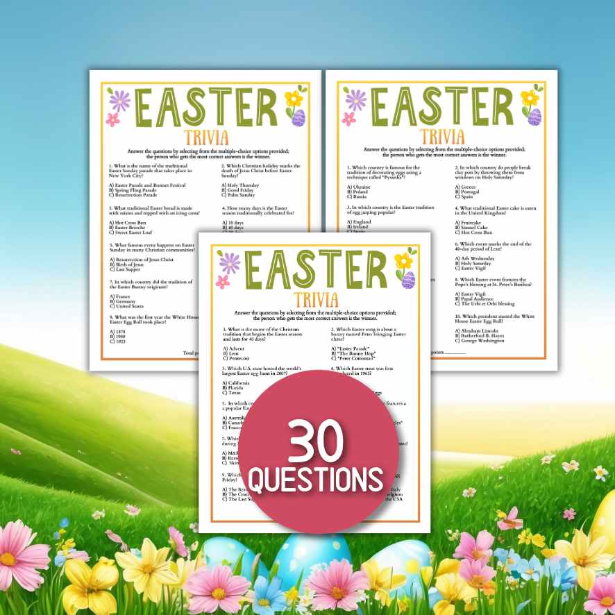 easter trivia game
