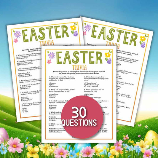 easter trivia printable