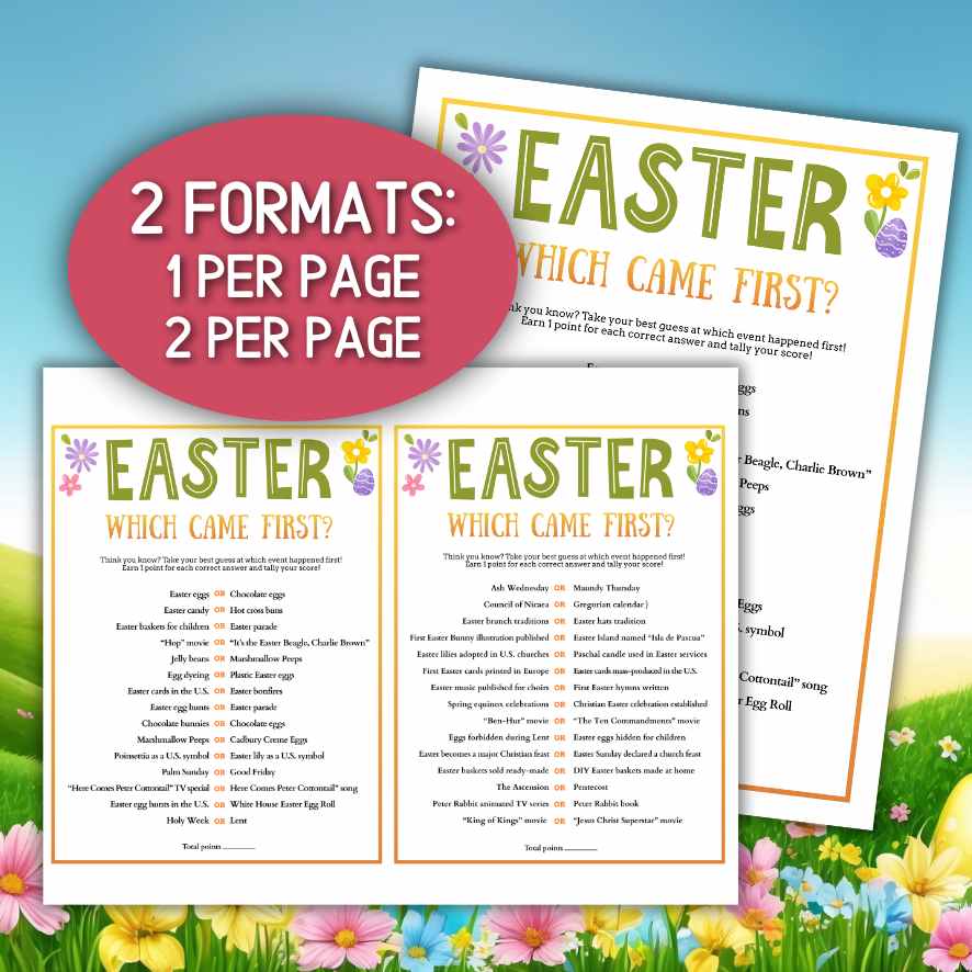 easter questions and answers