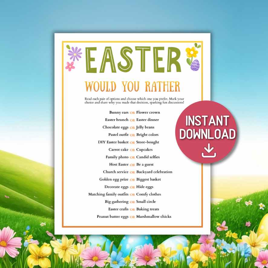 spring party activity

