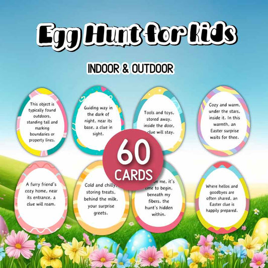 kids easter egg scavenger hunt