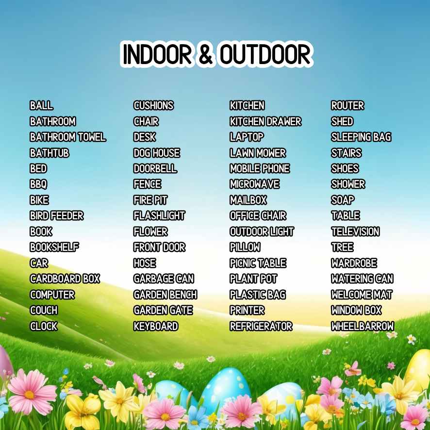 easter egg hunt clues printable