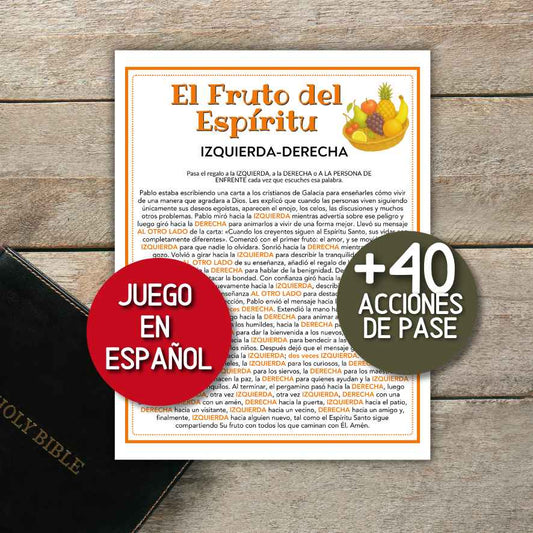 juego biblico el fruto del espíritu