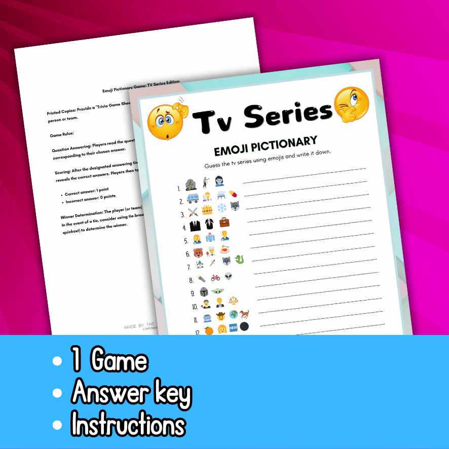 printable emoji game for family