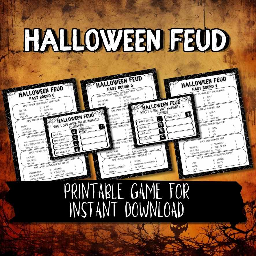 Halloween Party Game Printable