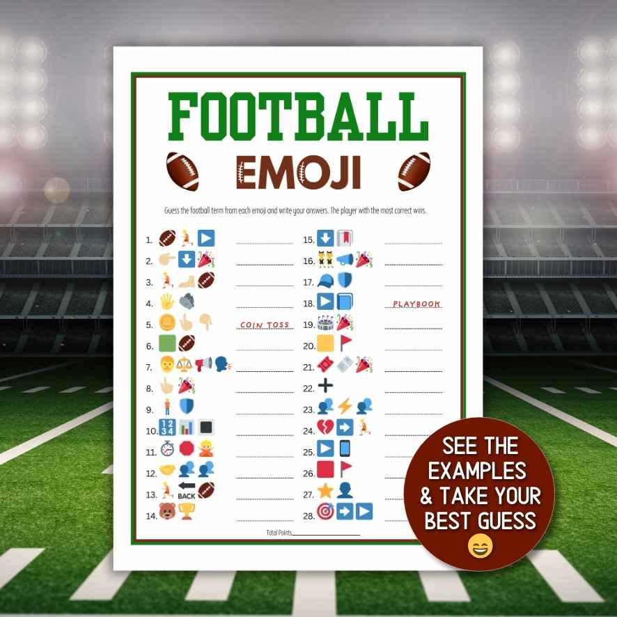 emoji quiz football

