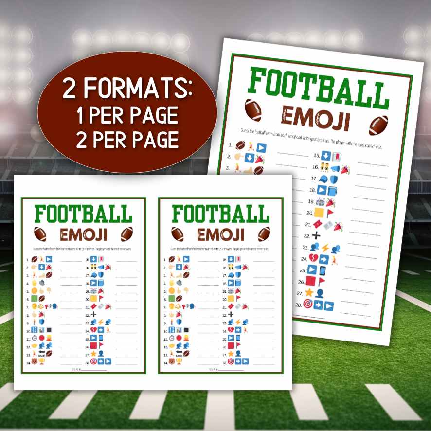 football emoji pictionary

