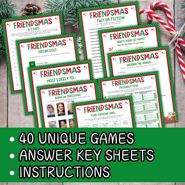 friendsmas party games