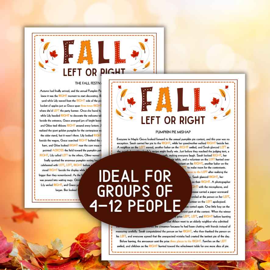 fall printable activities