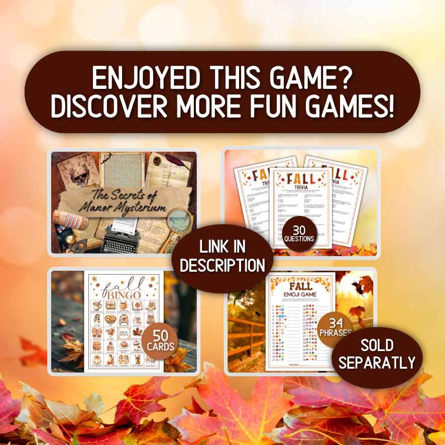 autumn party game