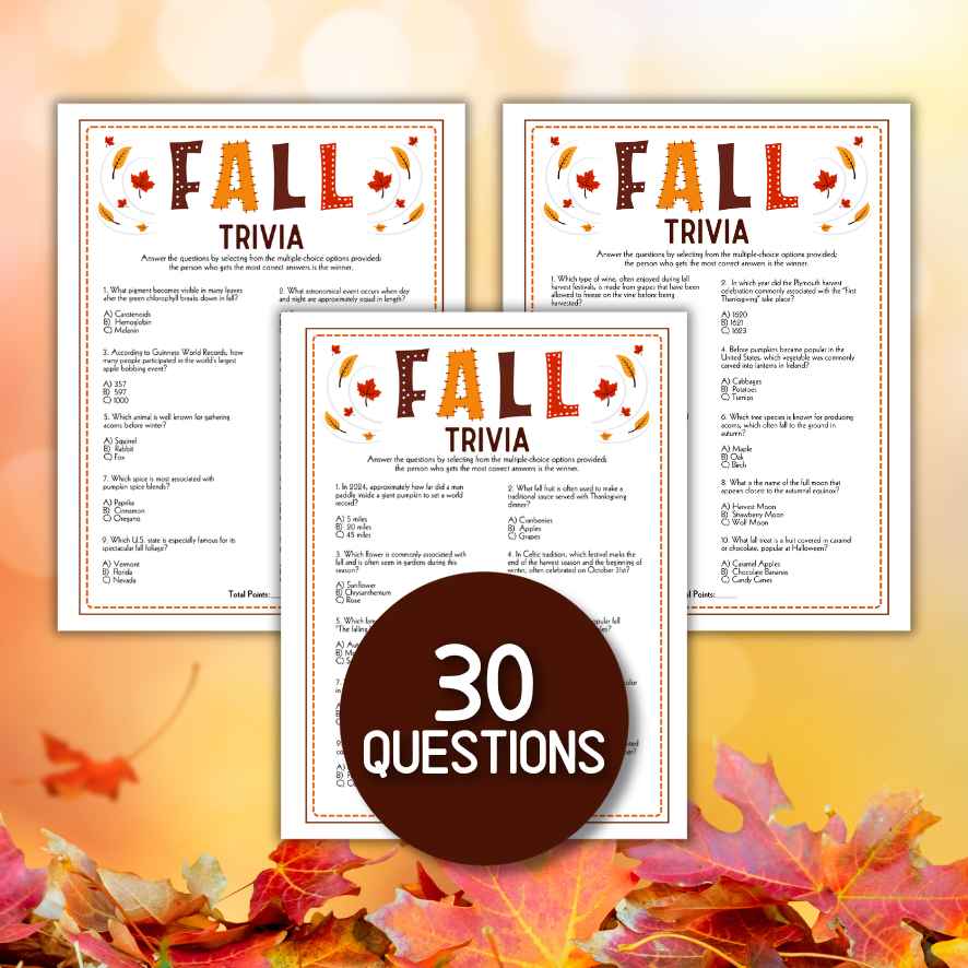 FALL TRIVIA QUESTIONS