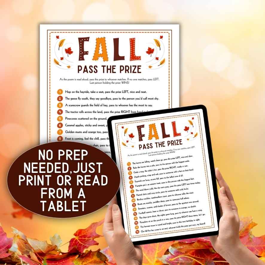 printable autumn poem activity