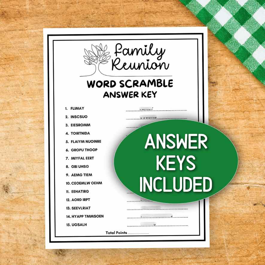 free word scramble games to print