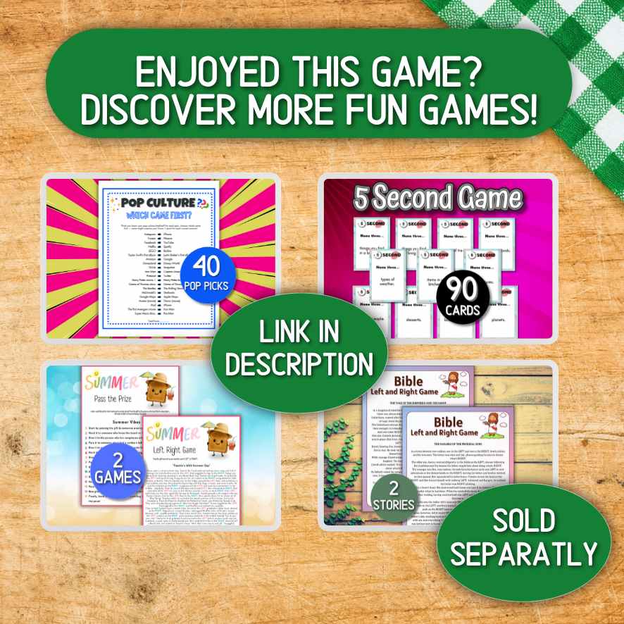 Family reunion games


