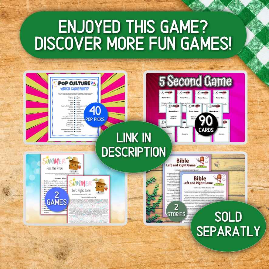 family reunion games and activities