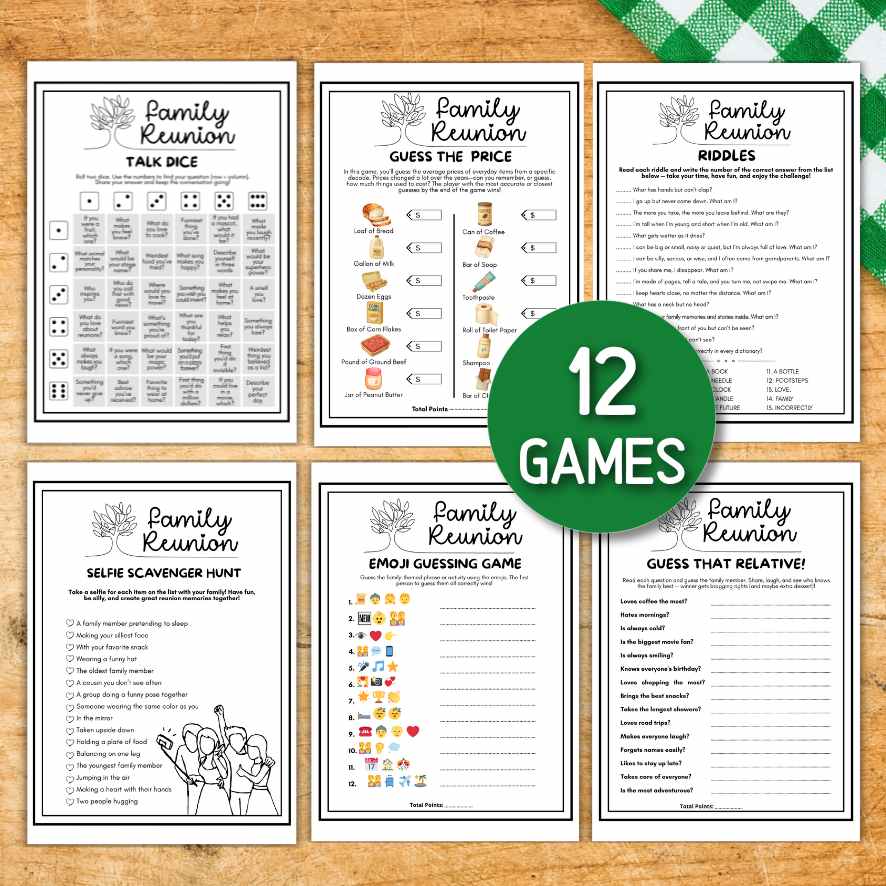 Family reunion games