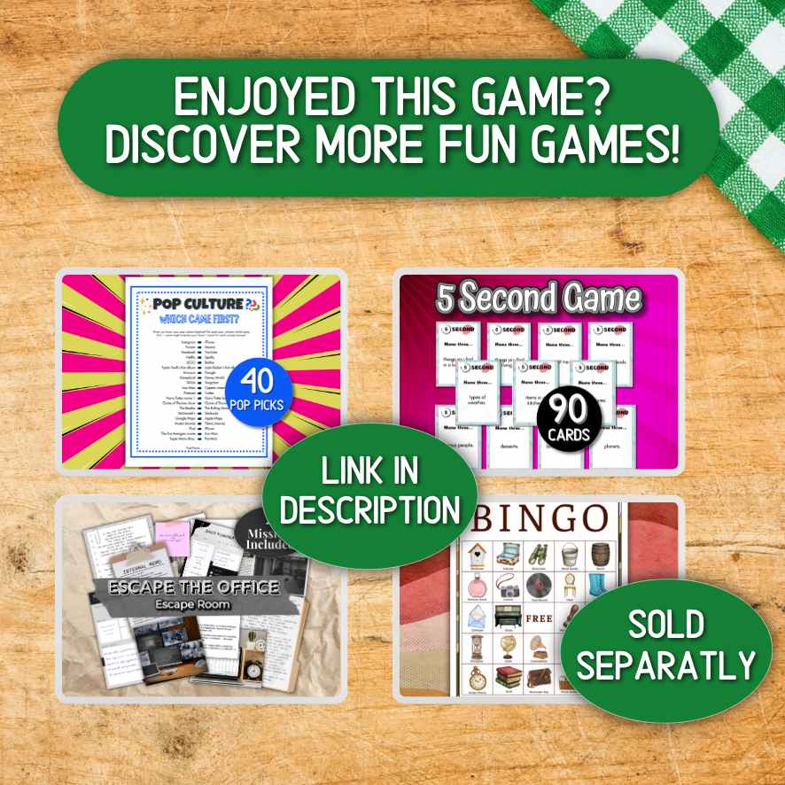 party games for family reunion