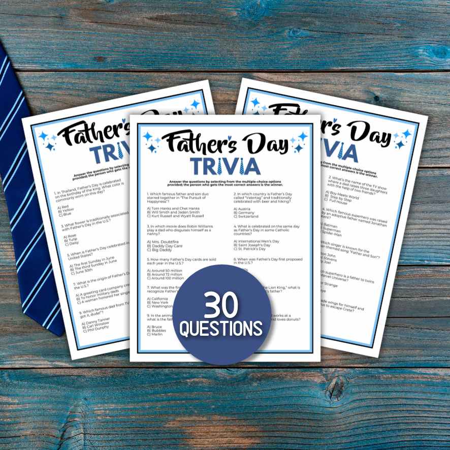 fathers day trivia game
