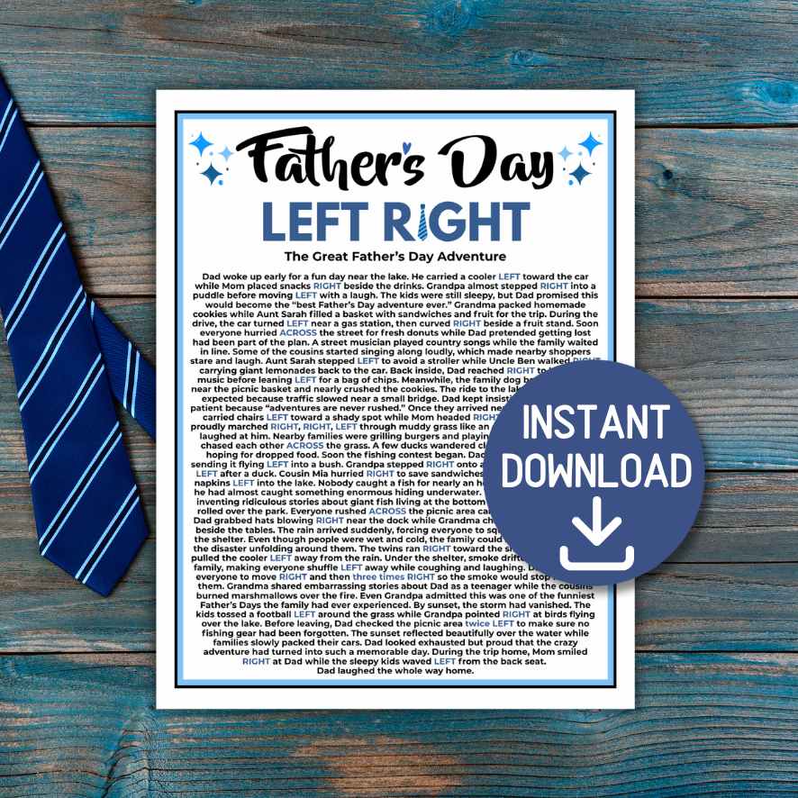 fathers day left right story game