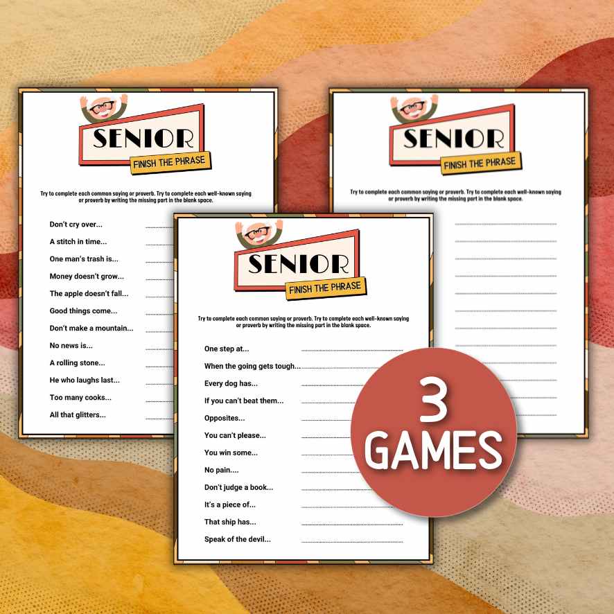 finish the phrase game senior