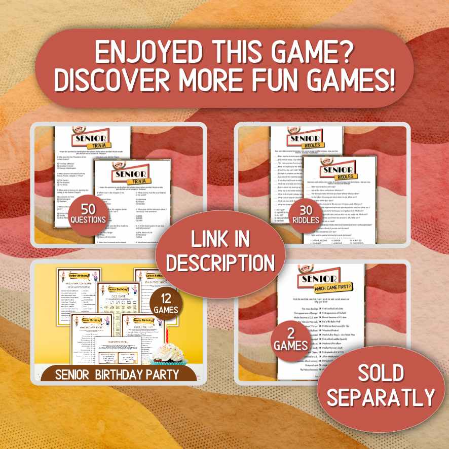 printable games for seniors with answers