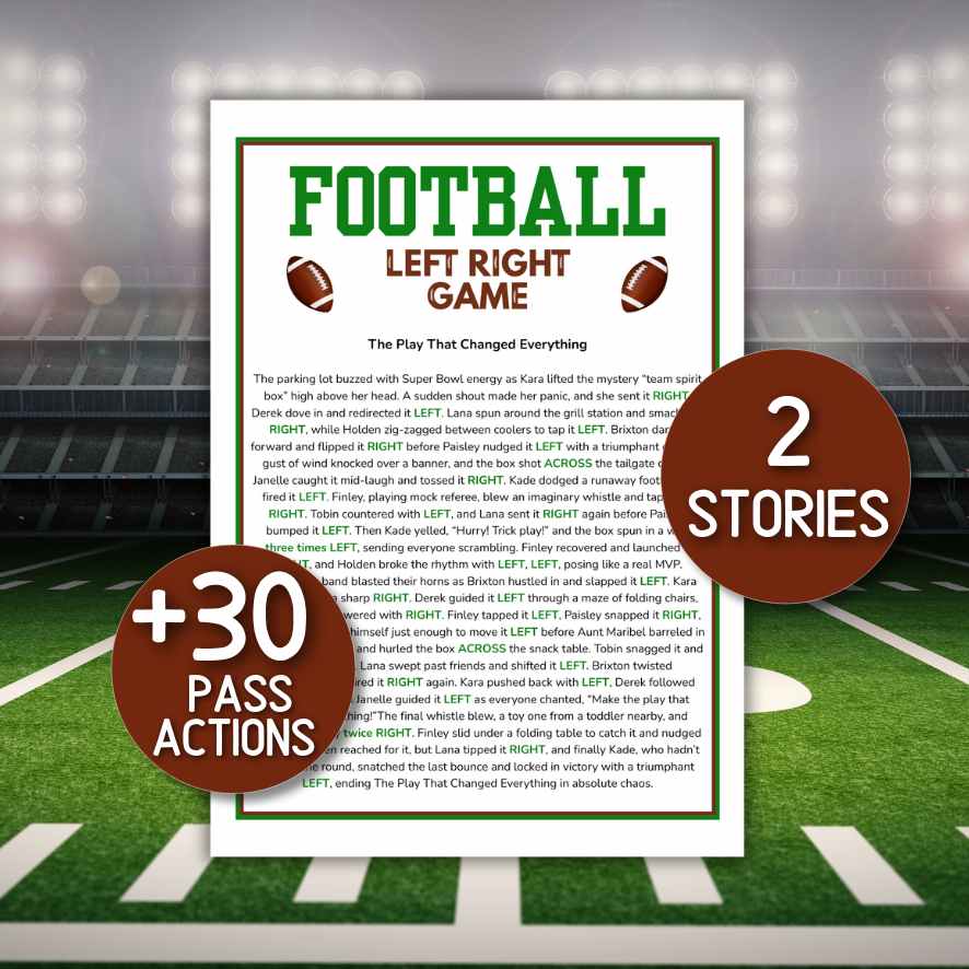 football left right game printable

