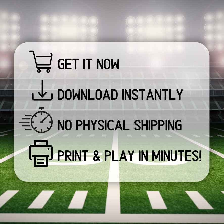 print activity football game