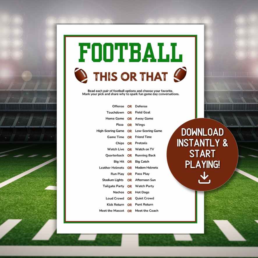 football this or that questions