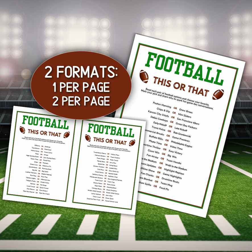 gameday sport themed

