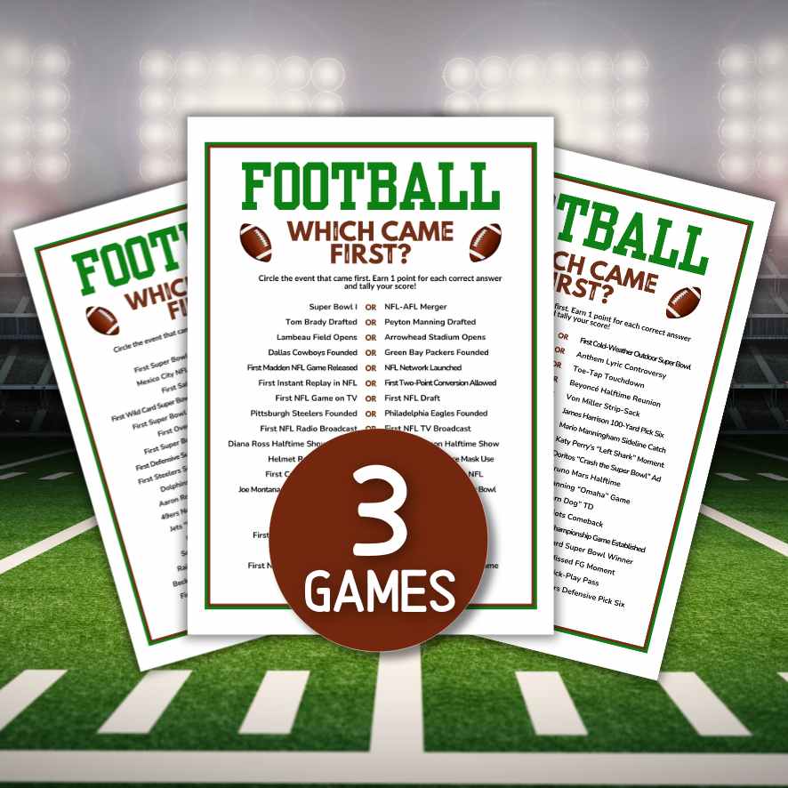 football which came first

